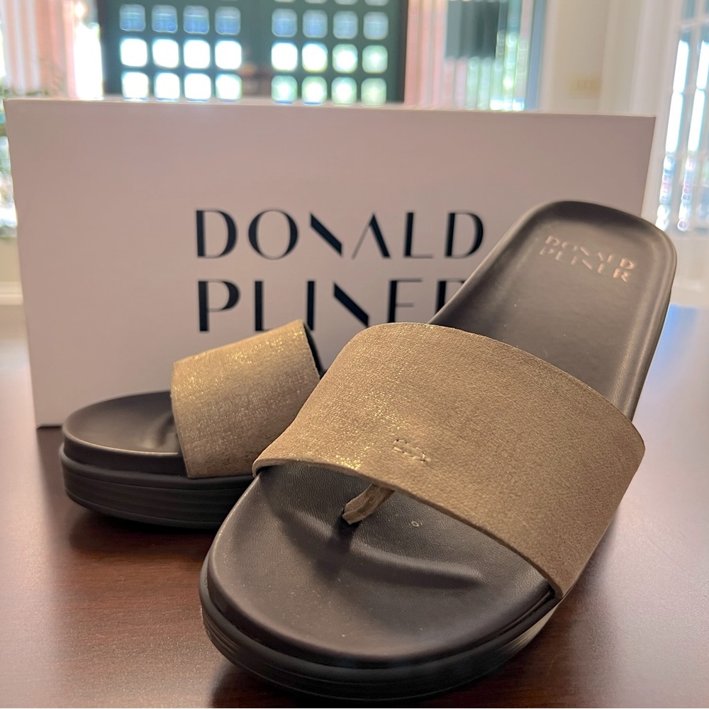 Donald Pliner Metallic Fiji Sandal